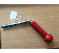 ALKO JOCKEY WHEEL CLAMP HANDLE EURO TYPE RED CARAVAN TRAILER 643100