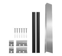 Alksubbm 30inch Stainless Steel Backsplash Stove Gaps Filler Slide-in Ranges Rear Kits for Stove Easy Install Gaps