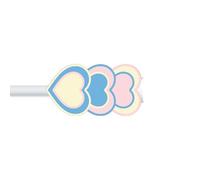 Alksubbm ' affections Elastomer Chip Heart Molded Cable Defender for Fruit iOS Phone Device Data Cables Permanent Against Tear Fl Direct Current Removable Cable Defender Sleeve