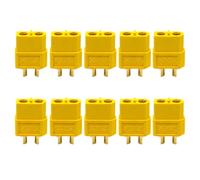Alksubbm Battery Wiring Power Connectors PA Nylon Housings for Projects, B | Solder-on Terminals, Keyed Two-Position Housing Geometry, Connector Stock for Battery and Model-Electronics