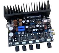 Alksubbm BATTLE Output 2.1 Channel Sound Amplifier Board 200W Low Power Constructed in TDA7294 Chip Denial External Preamp Required Heat Dissipation BATTLE Output Subwoofer Amplifier Board