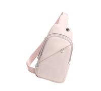 Alksubbm Crossbody Pack with Front Pockets for Daily Carry | Polyester Pack for Commute and Travel Use, Front Pockets with Organized Zipper Storage and Port