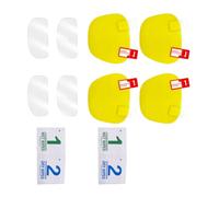 Alksubbm Curved Film Set for Compatible AR Glasses | Xbx A01 Lens Area Cover Pack with Wipe Pairs for Commute Carry, Home Viewing, and Routine Storage