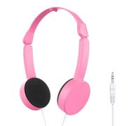 Alksubbm Ear Headphones Headsets for Kids, 3.5mm Auditory Plug Double Folding for Easy Storage, Suitable for Any Setting School Earphones