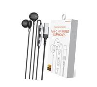 Alksubbm Gaming Corded Headphones with Clear Sound and Three Button Control for Immersive Play Communication in Ear Earphones