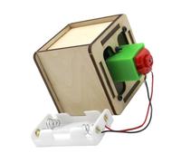 Alksubbm Indoor Learning Project Set | Wooden Vacuum Assembly Toy for Students, Hands-on Science Building, Family Study Activity, Practice Game