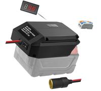 Alksubbm Low-Voltage Tool Battery Adapter with 10A Output, B | Power Control, Female Connector Cable for Workshop Equipment