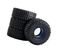 Alksubbm Model Truck Tire Replacements 2.2 Inch | Crawler Rubber Pack, Foam Interior Included, Rugged Terrain Blocks, Useful for Rock Runs, Upgrade Work, Spare Swaps
