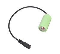 Alksubbm None Rechargeable LR14 C Battery Simulators with 5.5x2.1mm 5.5x2.5mm Interfaces for External Power Adapters Connection Power Adapters Connectors