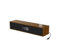 Alksubbm Oaken Communication Lecturer with Constructed in Digital Clock and Strengthened Low for Comfortable Entertainment Radio Comfortable Structure