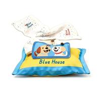 Alksubbm Puzzle Dog Toy for Indoor Home Play | Tissue Box Look, Snuffle Layers, Kibble, Engaging Activity, Rinse Care, Compact Footprint