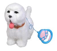 Alksubbm Versatile Educational Electric Plush Toy Dog for Home Park Activities Talks and Tongue Out Fun Kids Plush Toy