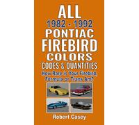 All 1982-1992 Pontiac Firebird Colors, Codes & Quantities: How Rare is Your Firebird, Formula, or Trans Am?