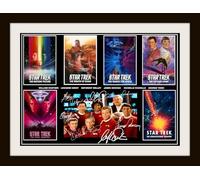 All 6 Original Star Trek Cast Films, Autographed A4 Print, 29.7cm x 21cm (Print Only)