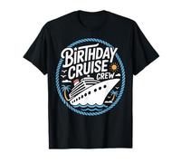 All Aboard Birthday Cruise Crew Ocean Adventure T-Shirt