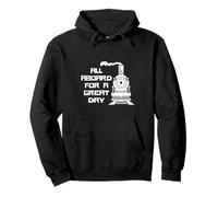 All Aboard For A Great Day Locomotive Pullover Hoodie