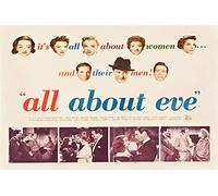 All About Eve Bette Davis /NM0206 : Movie Poster Classic Repro Like A4 - 12"X8"