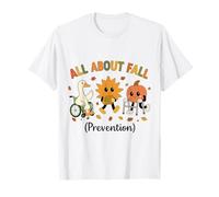 All About Fall Prevention Halloween Physical Therapy PT OT T-Shirt
