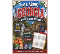 All About Georgia Word Search Puzzles: Word Searches with Easy-to-Read Print All About Georgia, Southern Traditions, Cities, Wildlife, and More | 6x9 ... - Gift for Holidays, Vacations, and Free Time