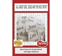 All About God, Jesus and The Holy Spirit: Word Search Puzzle Book