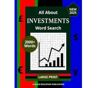 All About Investments Word Search: An Educational Puzzle Book, Find Words Related to Finance, Money & Assets