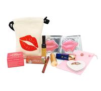All About Lips Gift Bag - Lip Themed Pamper Set. A thoughtful gift. For beautiful soft lips. A gift bag lips and kisses.