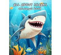 All About Sharks Coloring Book