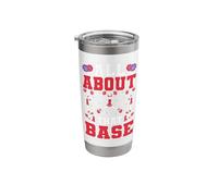 All About that Base Cheerleader Funny Cheerleading Cheer Stainless Steel Insulated Tumbler