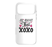 All About That XOXO Love Valentine's Day Heart Romance Case for iPhone 17 Pro Max