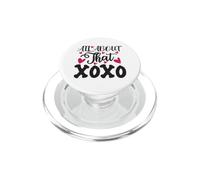 All About That XOXO Love Valentine's Day Heart Romance PopSockets PopGrip for MagSafe