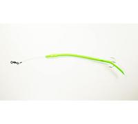 All About The Bait 3-Pack Baby Barracuda Tube Lure (Green, 10", 1/4", 3/0 Mustad Treble Hook, 60 LB Surflon Wire, 150 LB Swivel, 1/8 oz Egg Sinkers, 0.5 oz Total Weight)