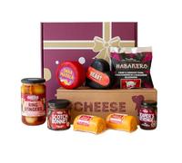 All About The Burn Cheese Hamper. The Perfect Gift Set For Any Cheese Lovers Or Spice Lovers. The Ultimate Gift For Men And Women. The Chuckling Cheese Company.