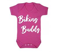 All About The Print BIKING BUDDY Baby vest romper baby FUNNY novelty reveal new born vest romper baby shower GIRLS BOYS FATHERS DAY