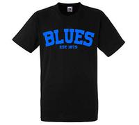 All About The Print Blues Established in 1875 Premium T Shirt Gift Large Mens Football Fans