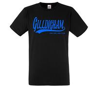 All About The Print Gillingham One Life, One Club. Premium T Shirt Gift X-Large Football Fan Mens Black