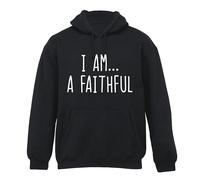 All About The Print I am a faithful Traitors Hoodie Gift game adults party mens womens murder mystery outfit clothing Black