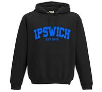All About The Print Ipswich ESTABLISHED IN 1878 Premium Hoodie Gift Small Black