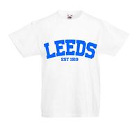 All About The Print Leeds Established in 1919 Premium T Shirt Football Childrens Kids top Kids Age 9-11 Black