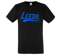 All About The Print Leeds One Life, One Club. Premium T Shirt Gift Large Football Mens Black