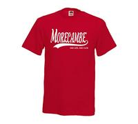 All About The Print Morecambe Football Gift - one Life one Club Idea T-Shirt Present F72 (Adult XL, Red)