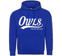 All About The Print One life one club owls Hoodie jumper football Wednesday gift premium clothing sheffield Black