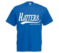 All About The Print Stockport County Hatters Football Gift T-Shirt - one Life one Club Idea FC Present top F84 (Adult Small, Blue)