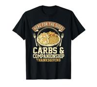 All About The Sides Thanksgiving Carb Feast Funny Value Graphic T-Shirt