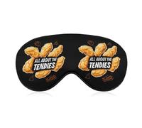 All About The Tendies Sleep Mask Eye Cover for Sleeping Men Women Light Blocking Travel Blindfold