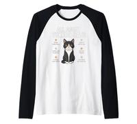 All About Tuxedo Cats Funny Cat Lover Pet Owners Raglan Baseball Tee