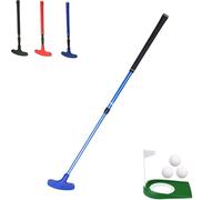 All-Ages Adjustable Putter, Mini Golf Set, Putters for Men Women Right/Left Handed, Equipped with 3 Balls and 1 Hole, for Christmas, Birthday, Party, New Year Occasions (Blue)