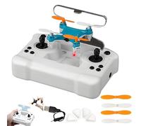 All-Ages Mini Drone with Easy Stunt Flights & 360° Tricks, Drop-Resistant, Perfect Beginner-Friendly Flyer (Blue)