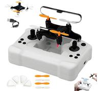 All-Ages Mini Drone with Easy Stunt Flights & 360° Tricks,Perfect Beginner-Friendly Flyer, Mini Drone for Kids with LED & Altitude Hold & Propeller Protection,Indoor Outdoor mini Flying Toy (Black)