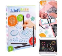 All Ages Spirograph Art Set with 28 Pieces for Unleashing Creativity and Family Fun