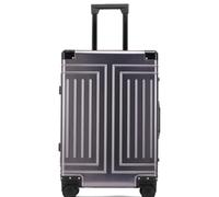 All-Aluminum Magnesium Trolley Case with TSA Lock and Spinner Wheels - Zip-Free Luggage,